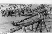 Atlantikwall, Inspektion Erwin Rommel mit Offizieren