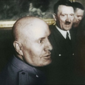 Mussoline, encontro com Hitler