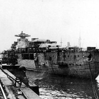 Bismarck armamento em Hamburgo, Alemanha, 10-15 dezembro de 1939, foto 3 de 4