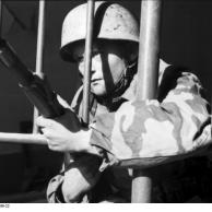 Italien, deutscher Fallschirmjäger
