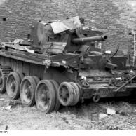 Villers-Bocage, zerstörter Cromwell-Panzer