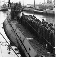 St. Nazaire, U-Boot einlaufend